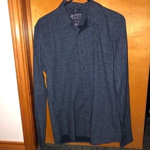 American rag blue  button up shirt. (Small)